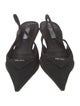 Prada Satin Slingback Pumps