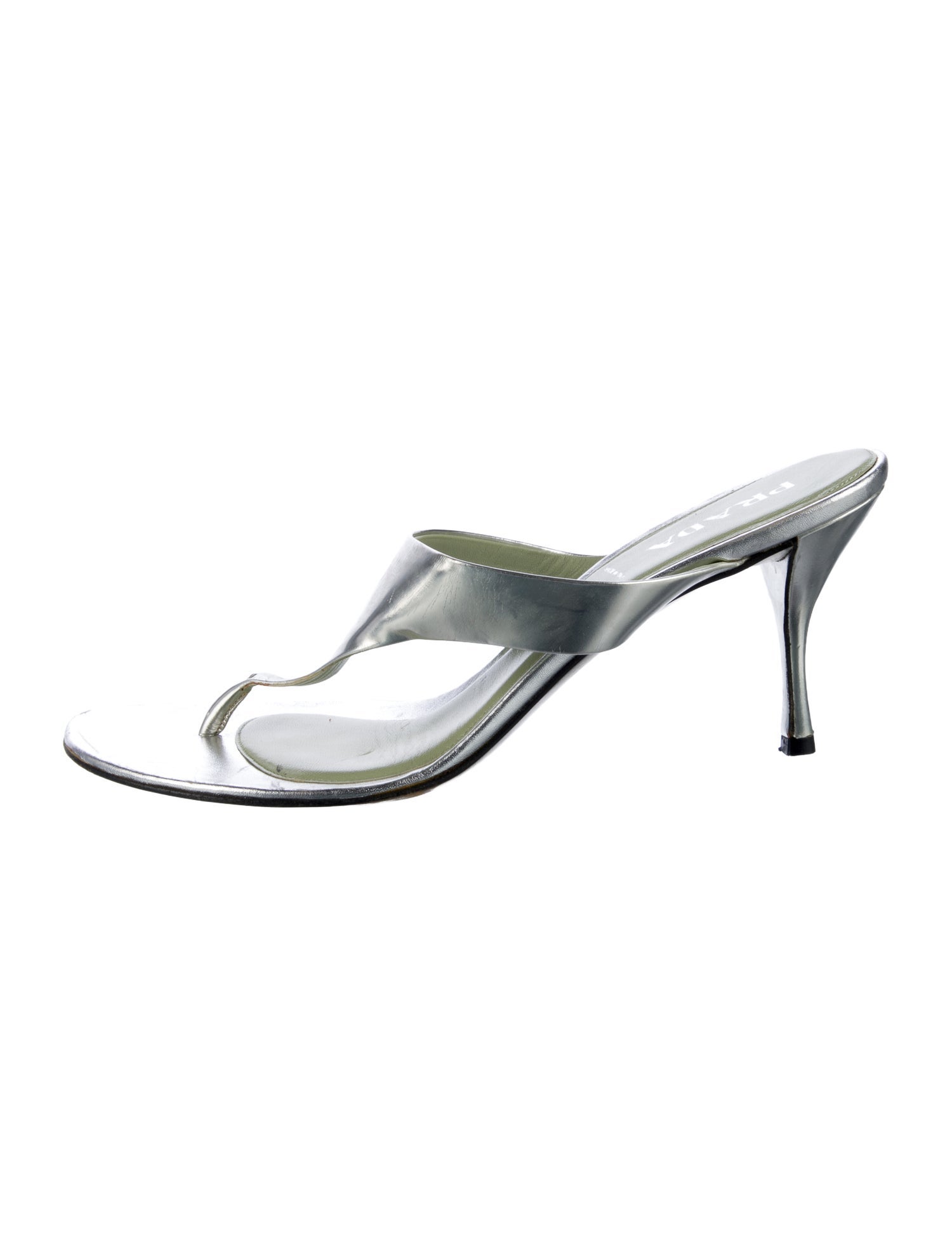 Prada Leather Slides