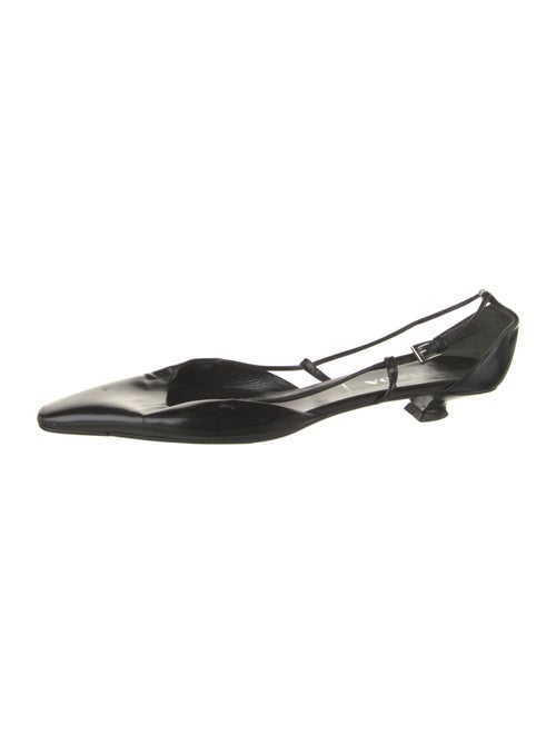 Prada Patent Leather Slingback Flats