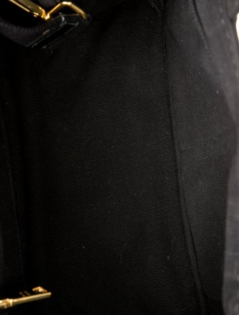 Prada Enameled Metal Triangle Canapa Small