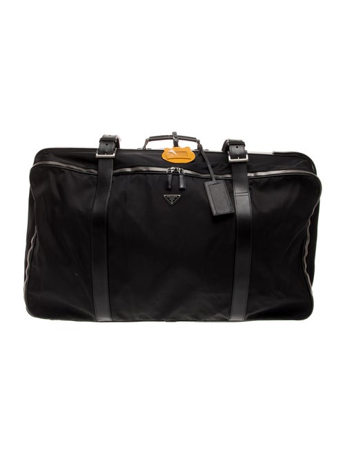 Prada Saffiano & Tessuto Nylon Rolling Suitcase