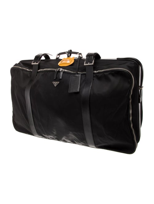 Prada Saffiano & Tessuto Nylon Rolling Suitcase