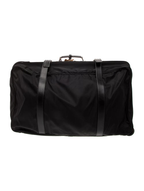 Prada Saffiano & Tessuto Nylon Rolling Suitcase