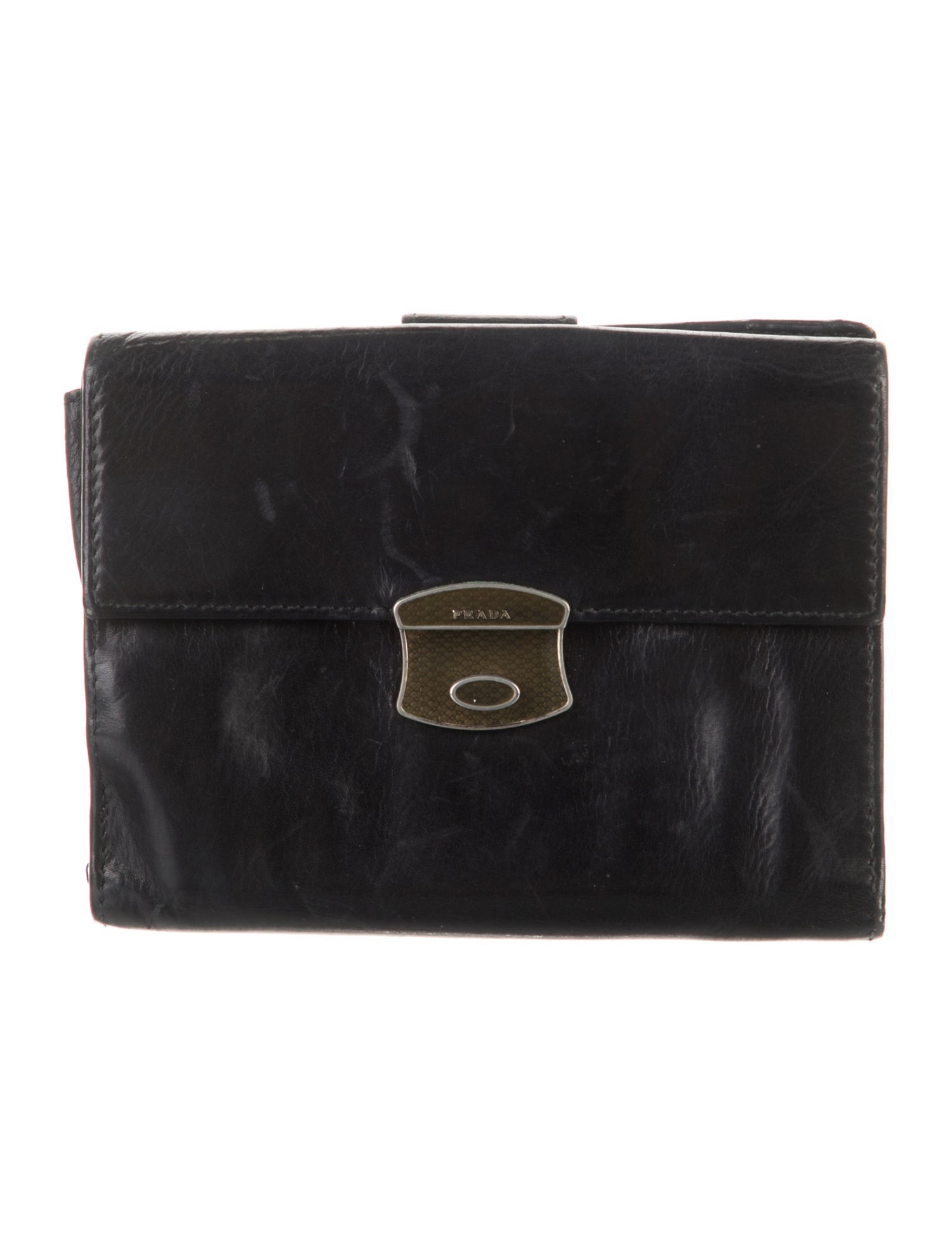 Prada Leather Compact Wallet