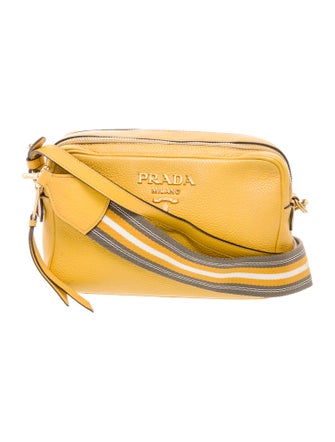 Prada Vitello Phenix Leather Shoulder Bag