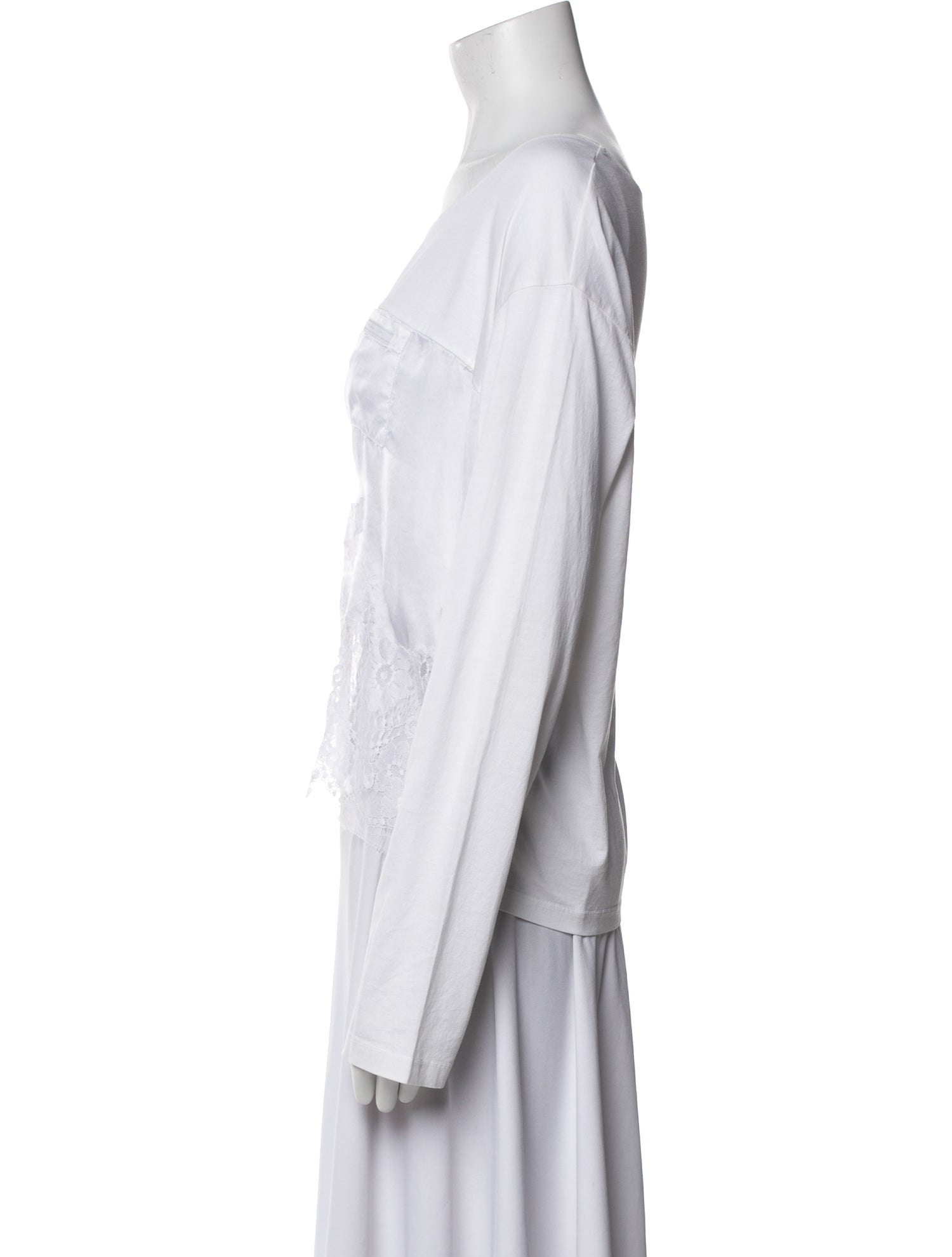 Prada 2021 Bateau Neckline Top