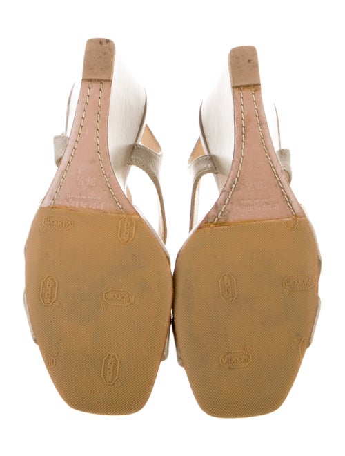 Prada Leather Slingback Sandals