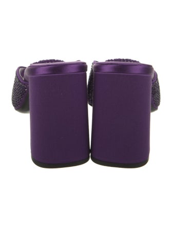 Prada Satin Printed Slides