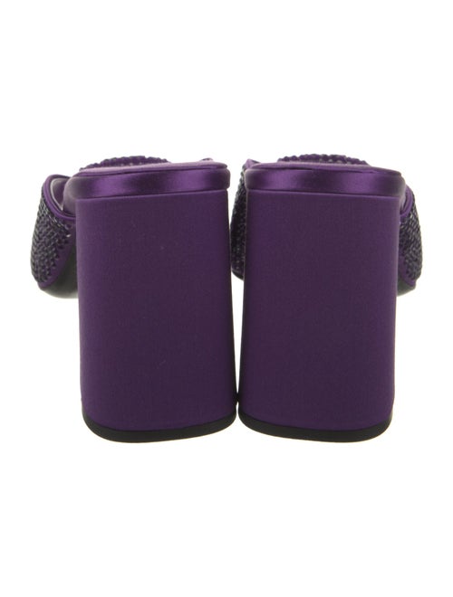 Prada Satin Printed Slides