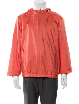 Prada 2019 Enameled Metal Triangle Windbreaker