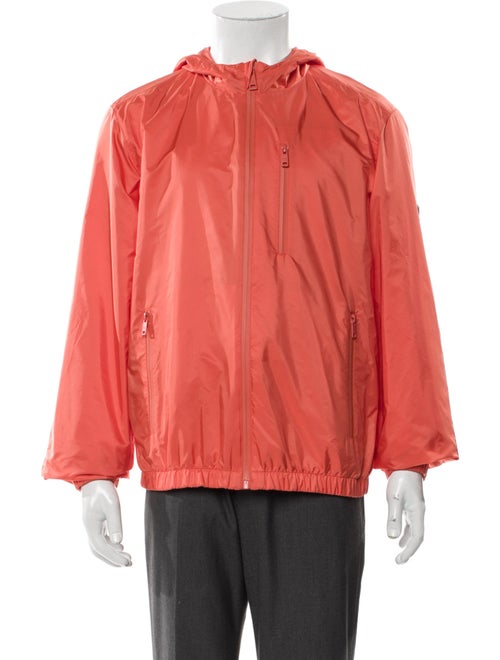 Prada 2019 Enameled Metal Triangle Windbreaker