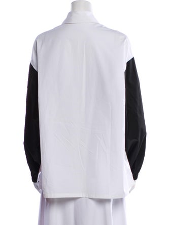 Prada 2023 Long Sleeve Button-Up Top