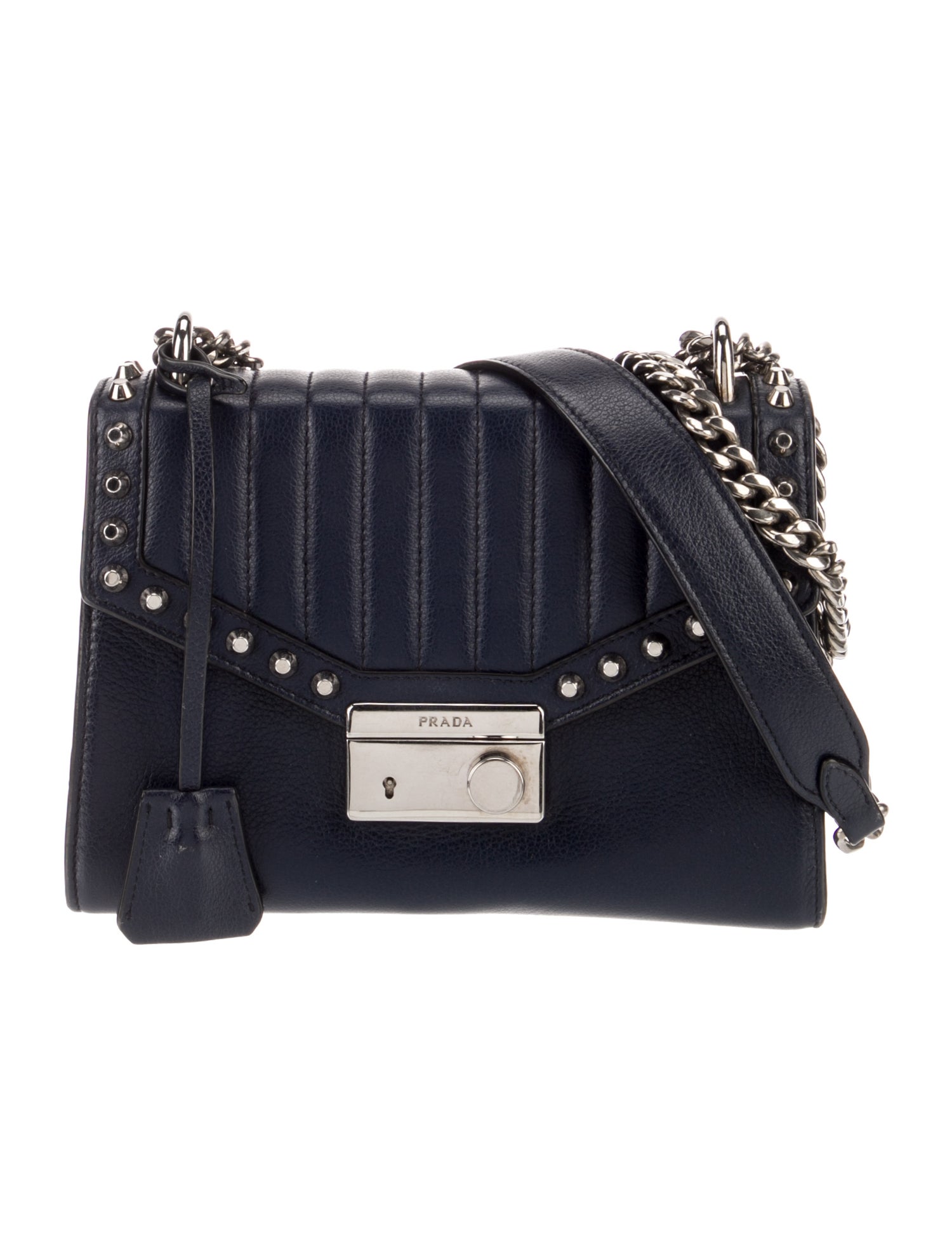 Prada Glace Calf Leather Shoulder Bag