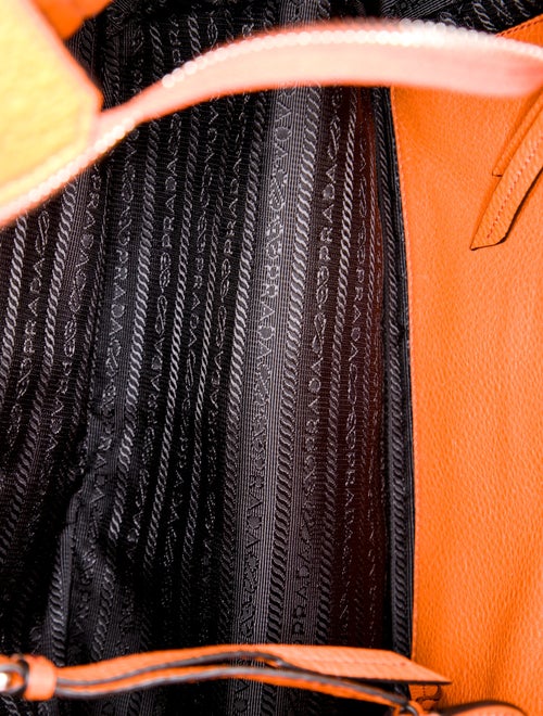 Prada Vitello Daino Leather Galleria Double Zip