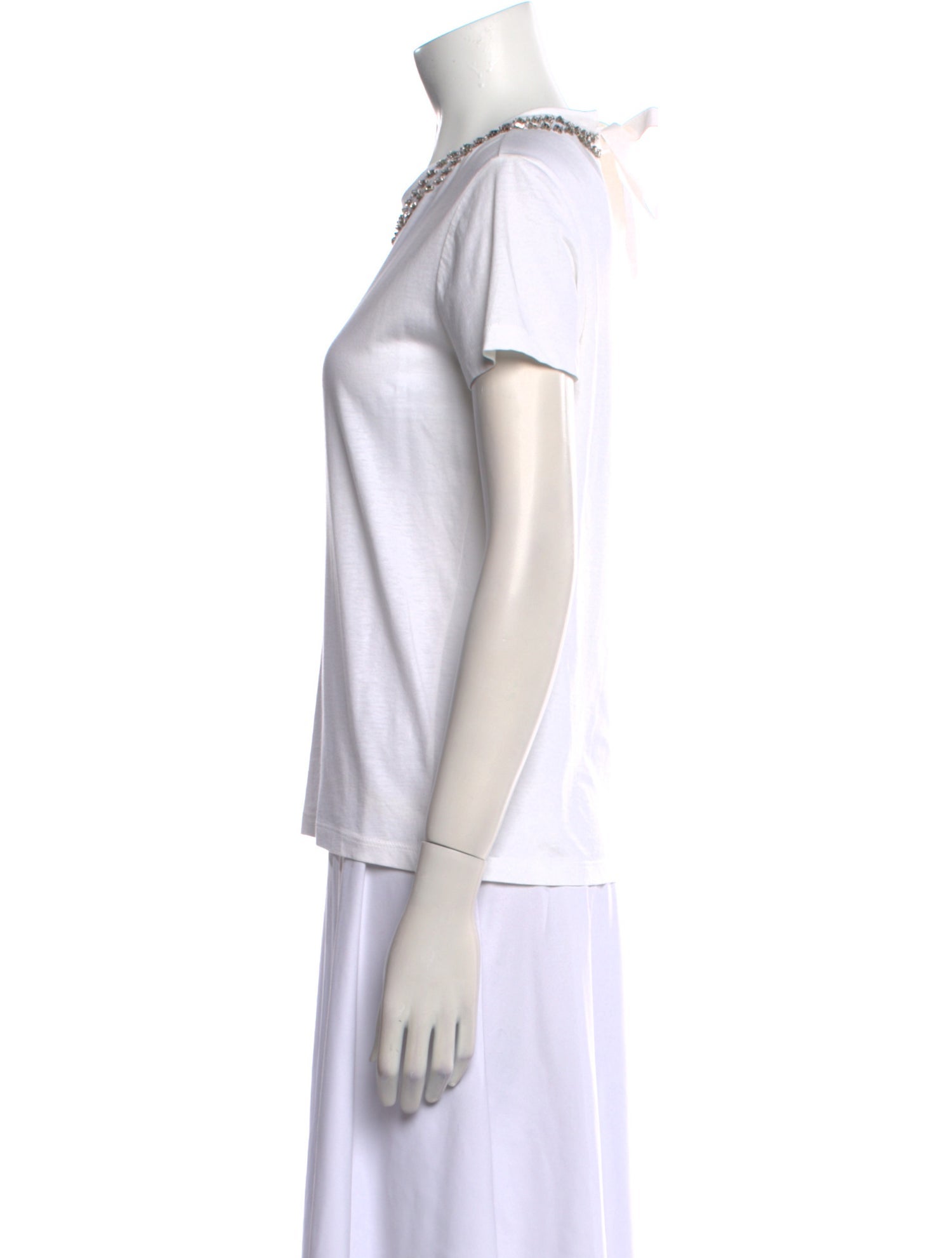 Prada 2014 Scoop Neck T-Shirt