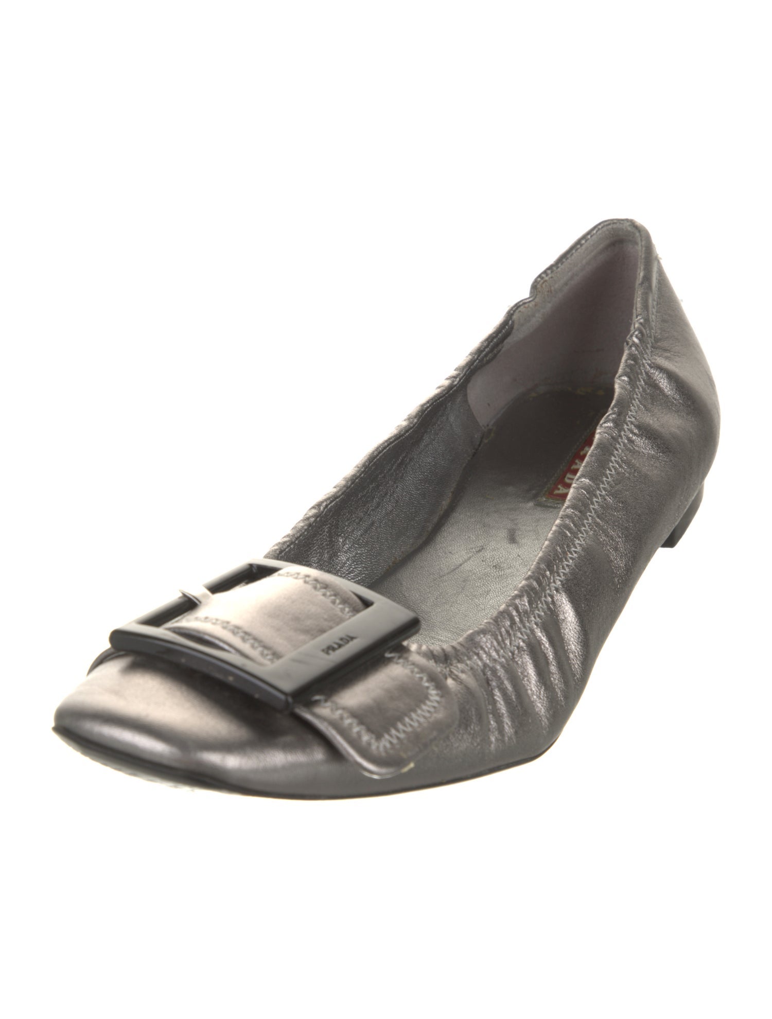 Prada Sport Leather Ballet Flats