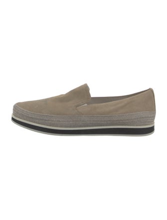 Prada Suede Loafers