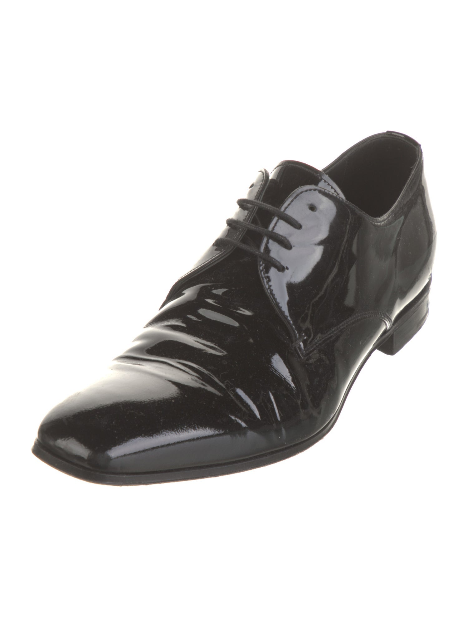 Prada Patent Leather Derby Shoes