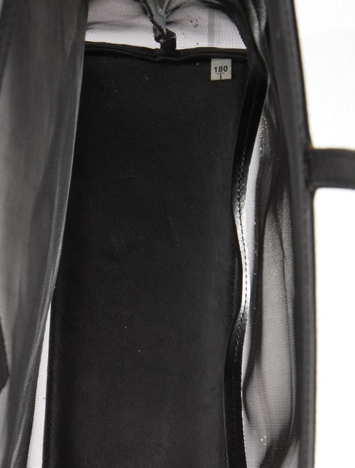 Prada Enameled Metal Triangle Mesh Tote