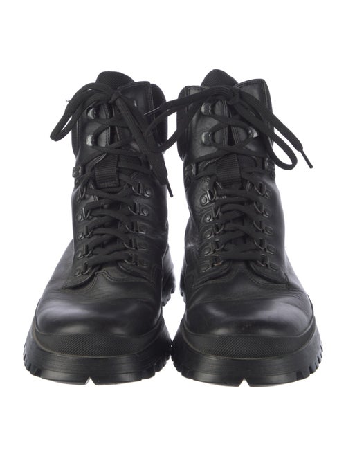 Prada Leather Hiking Boots