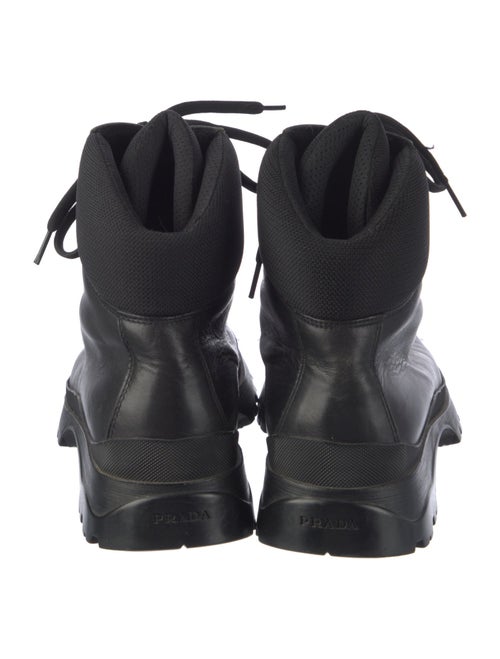 Prada Leather Hiking Boots