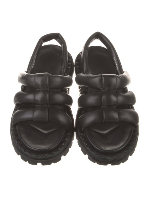 Prada Leather Slingback Sandals