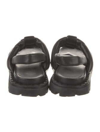 Prada Leather Slingback Sandals