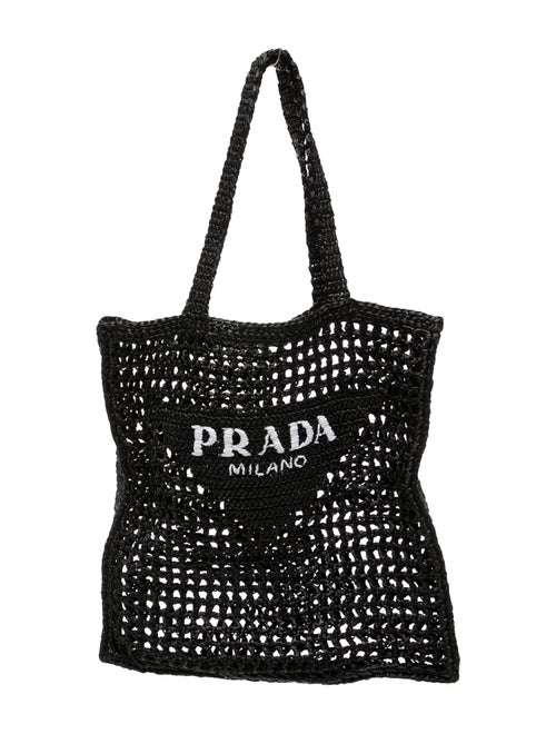 Prada Raffia Grass Tote