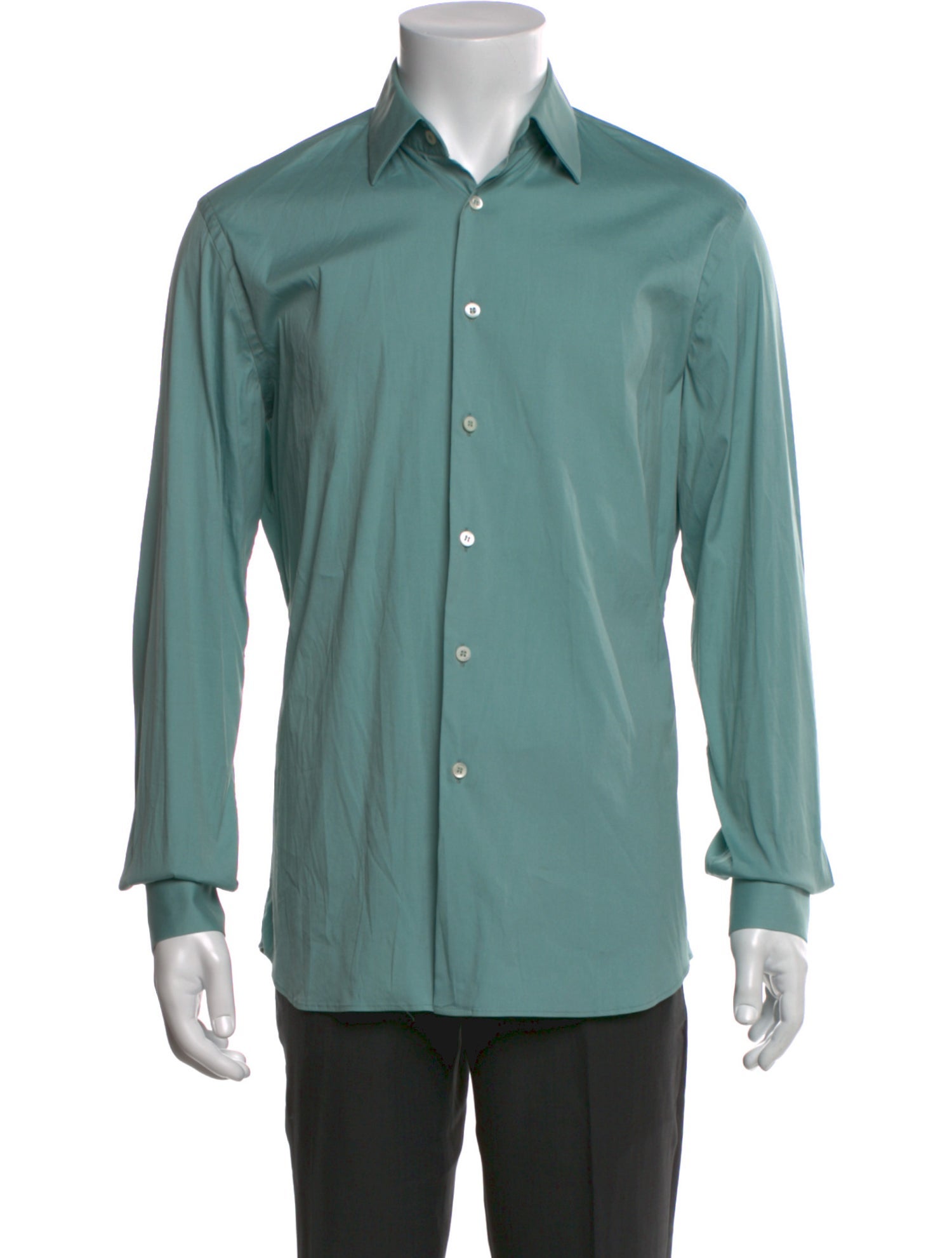 Prada Late 2000's - Early 2010's Long Sleeve Dress Shirt