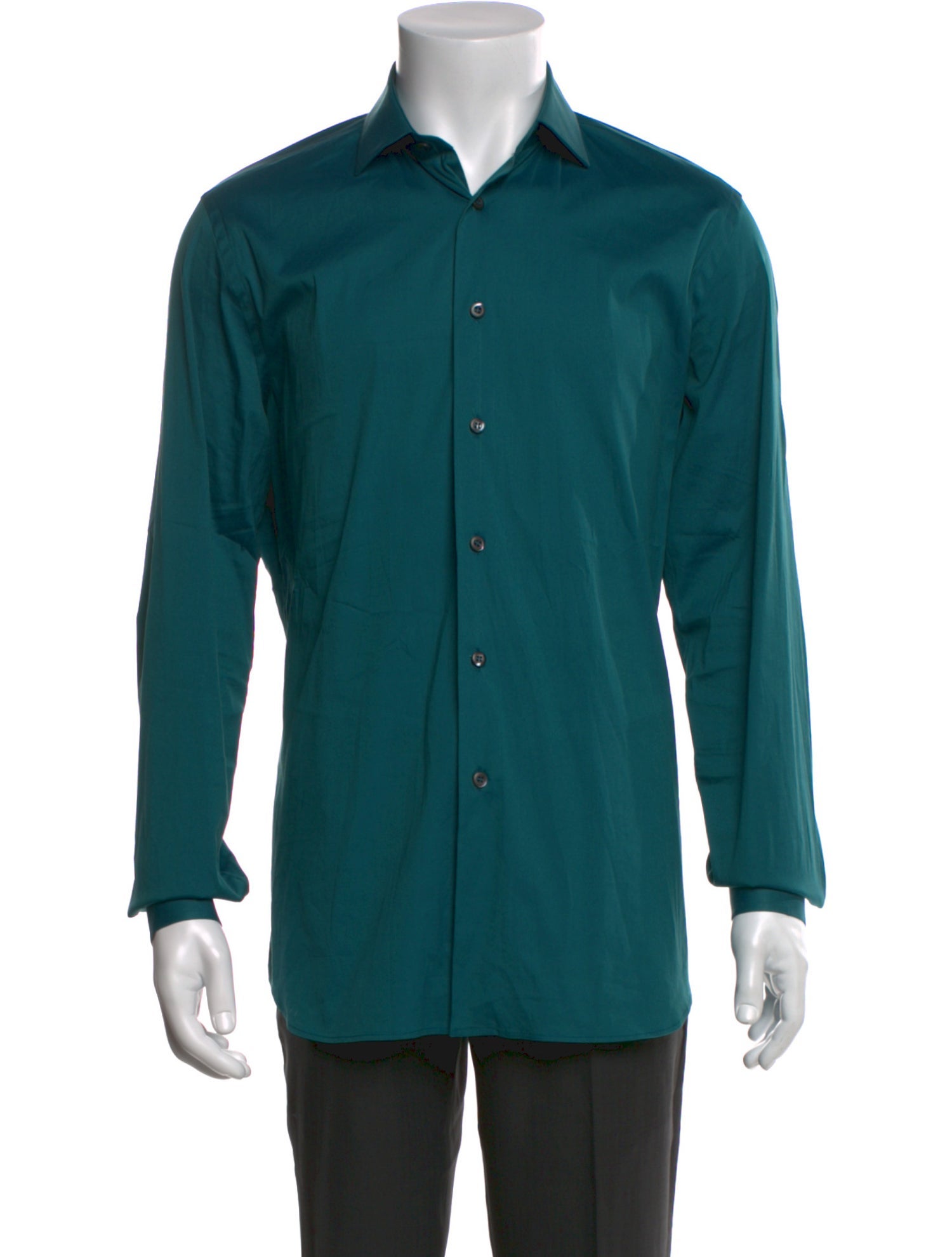 Prada Late 2000's - Early 2010's Long Sleeve Dress Shirt