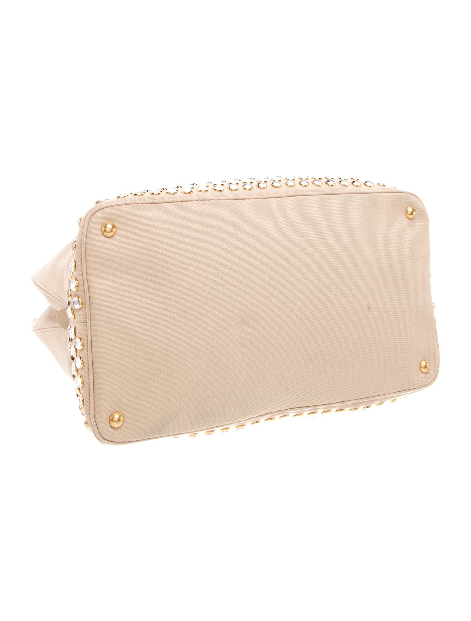 Prada Canvas Top Handle Bag