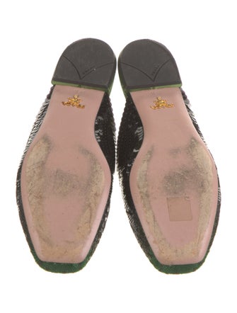 Prada Sequins Sequin Embellishments Mules