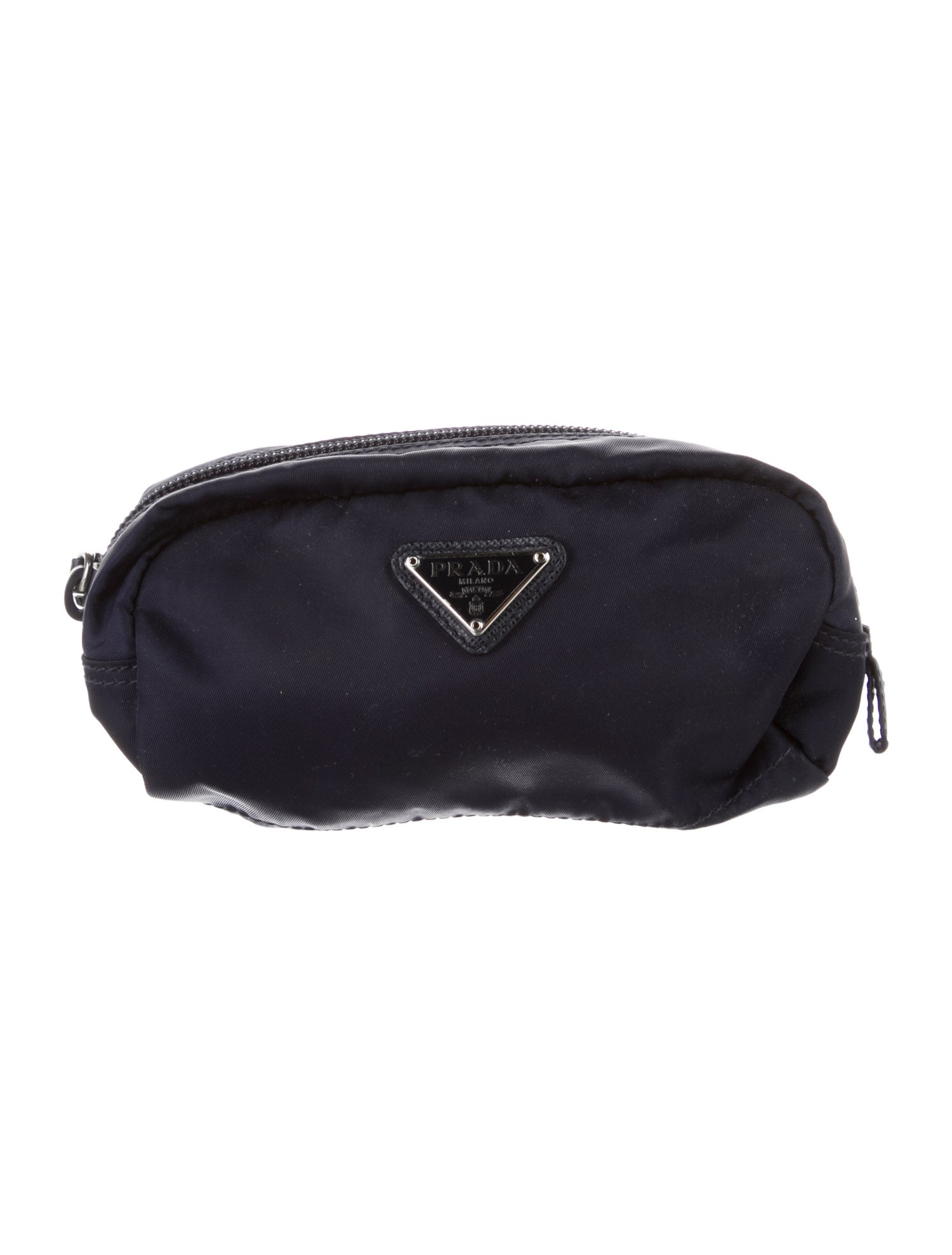 Prada Saffiano-Trimmed Tessuto Cosmetic Pouch