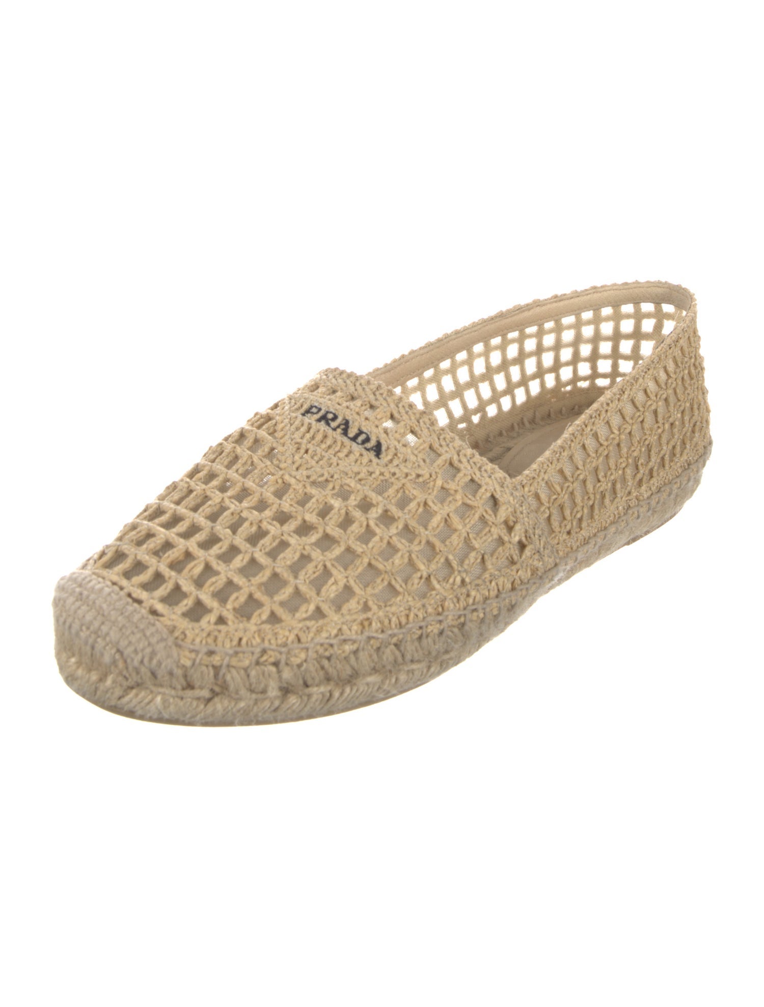 Prada Straw Espadrilles