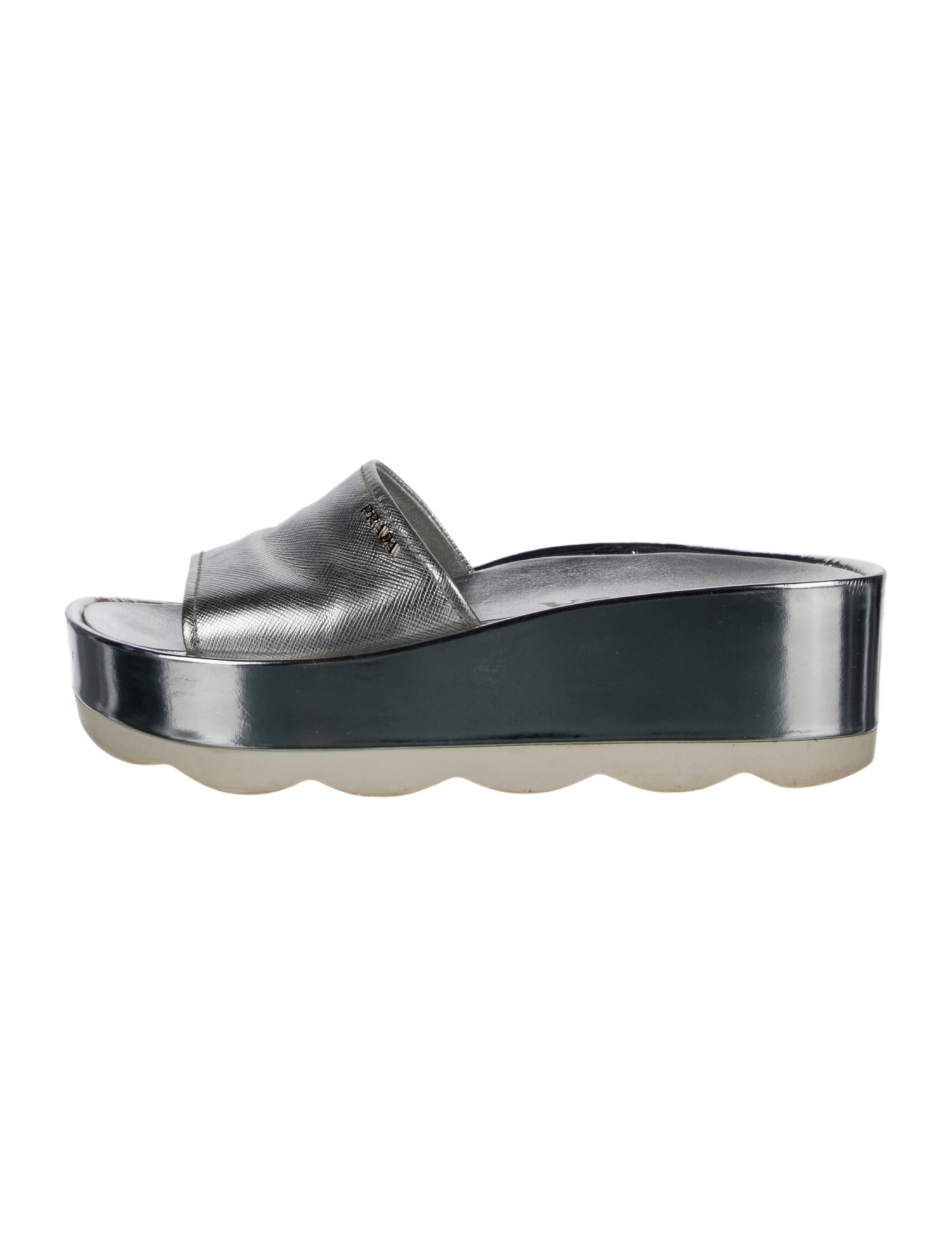 Prada Leather Slides