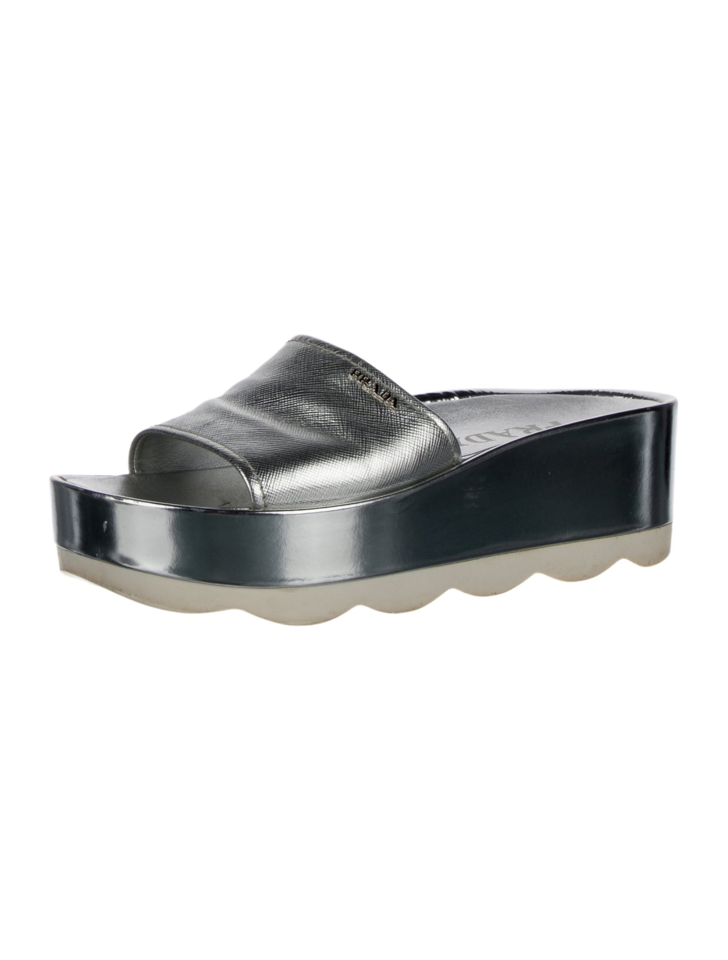 Prada Leather Slides