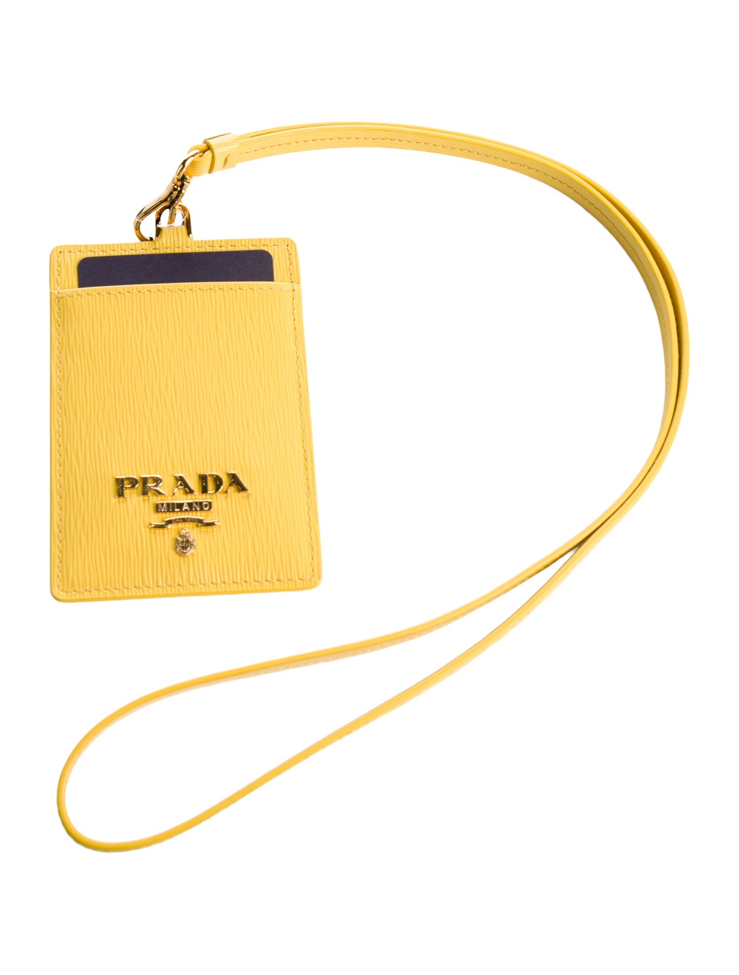 Prada Vitello Move Lanyard Cardholder