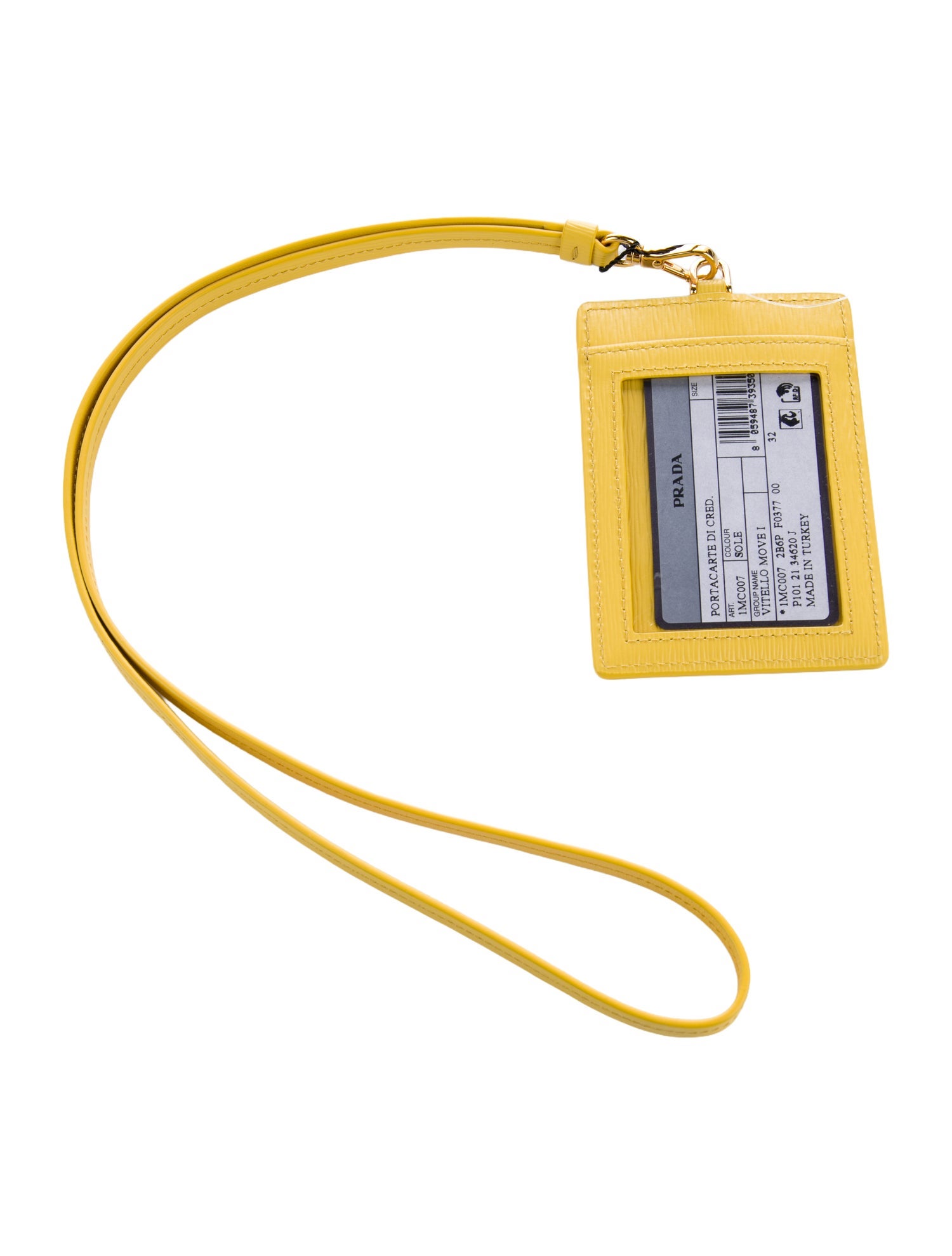 Prada Vitello Move Lanyard Cardholder