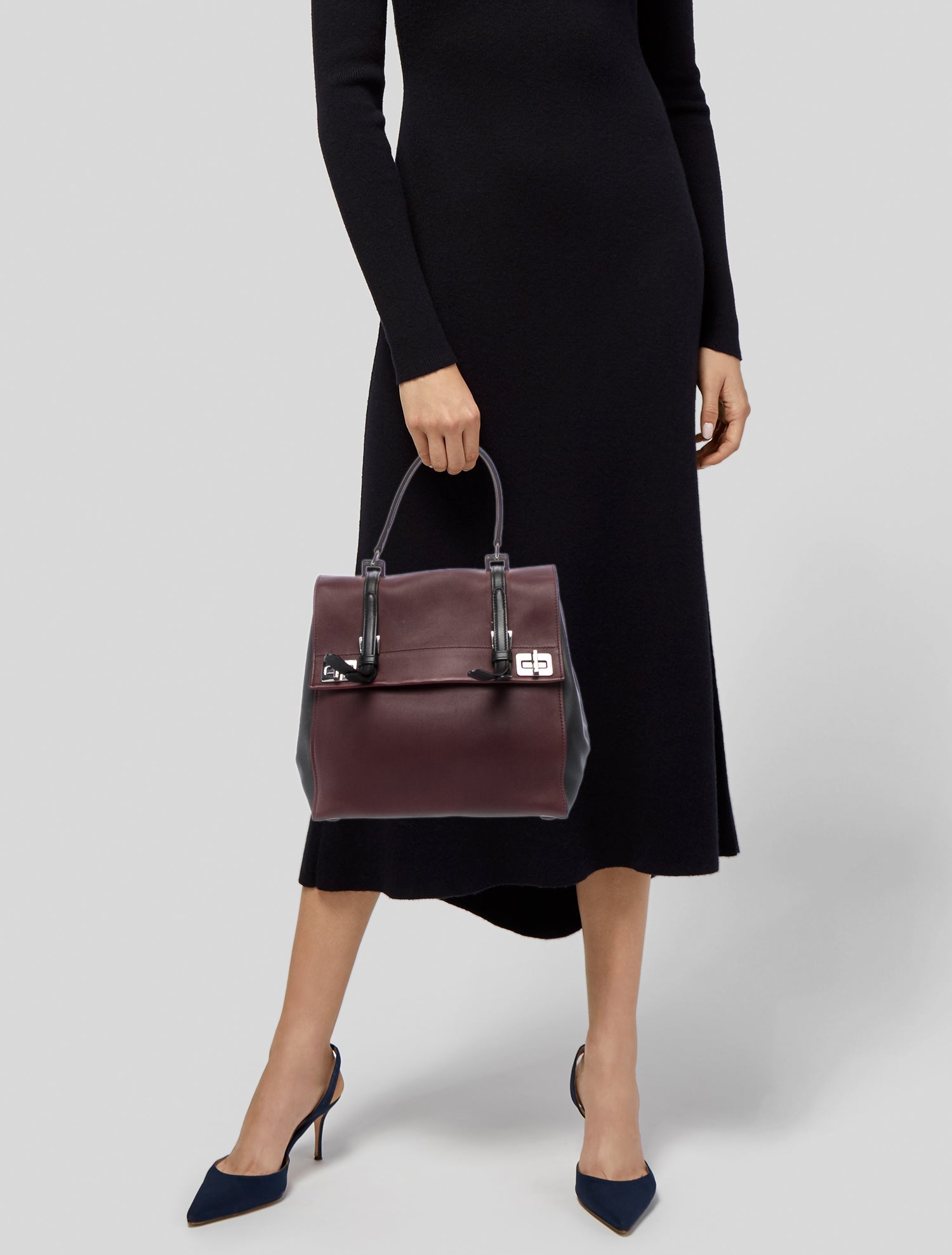 Prada City Calf Leather City Bag