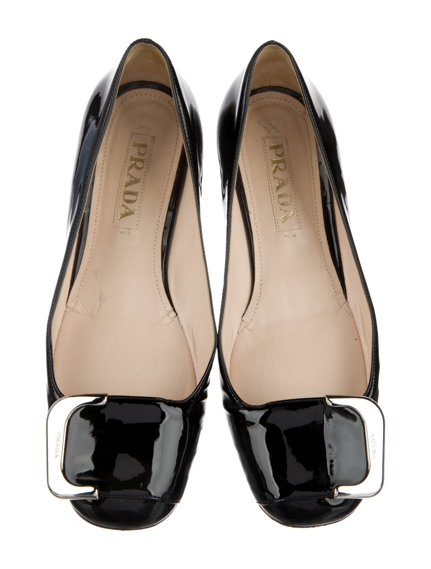 Prada Patent Leather Ballet Flats