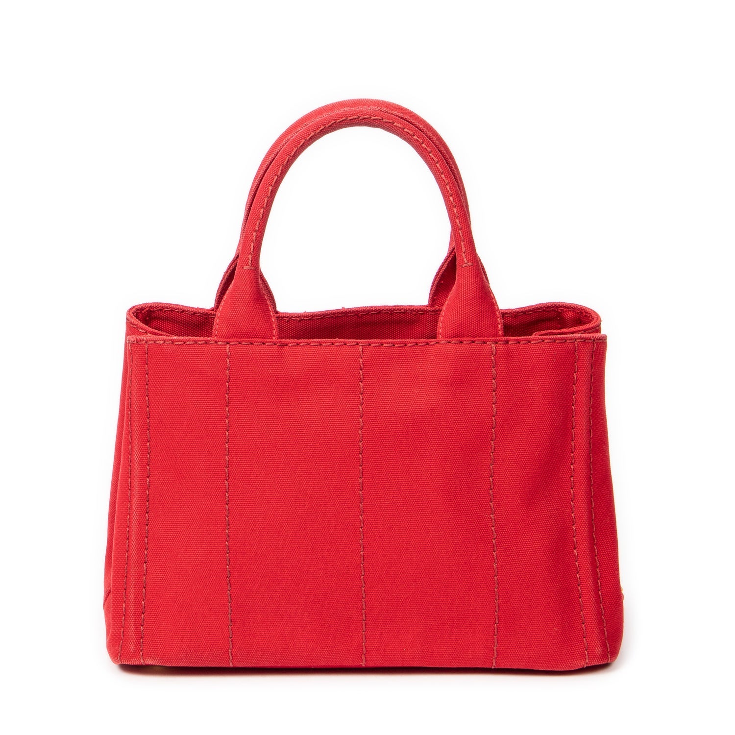 Prada Canvas Canapa Tote Small
