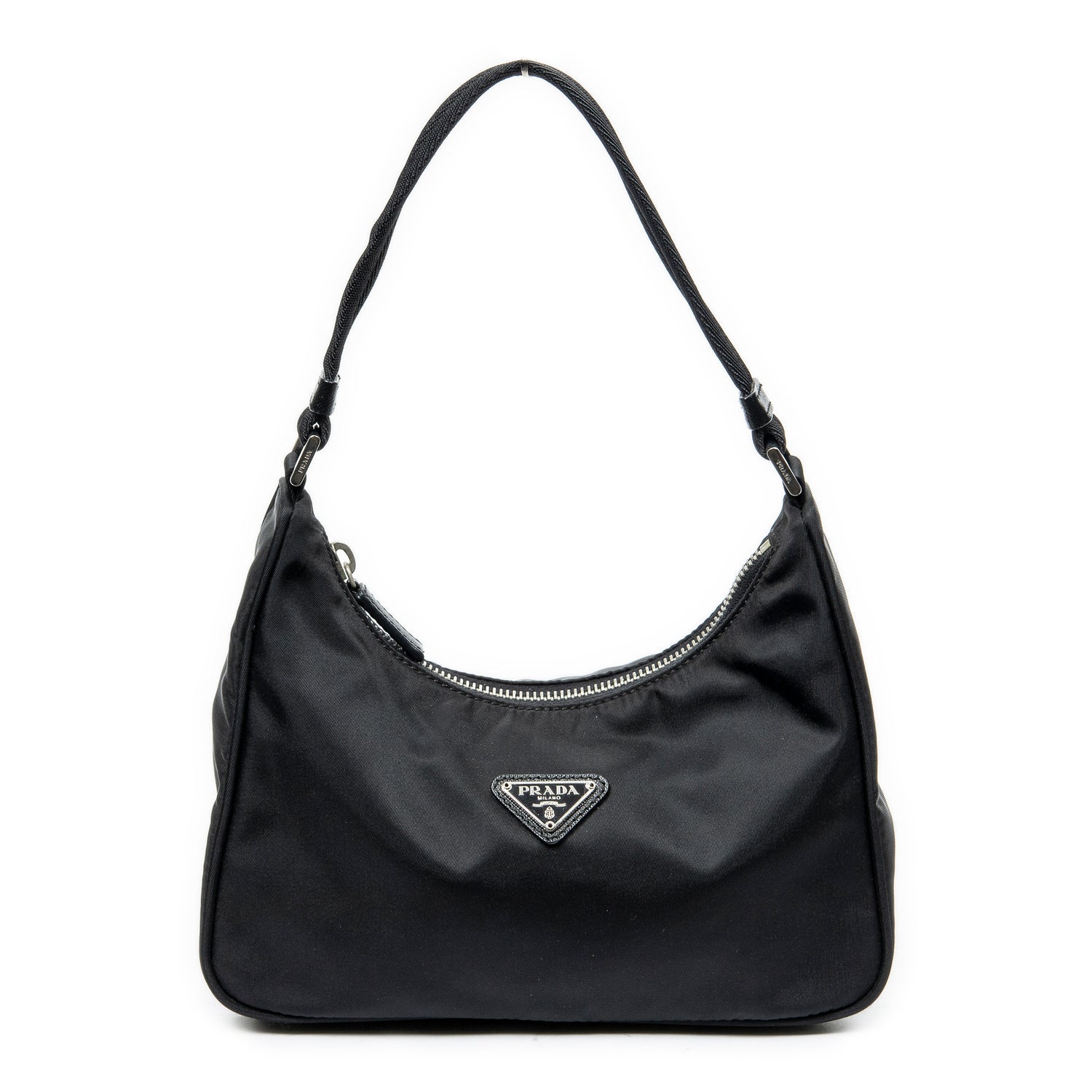 Prada Tessuto Zip Hobo Mini