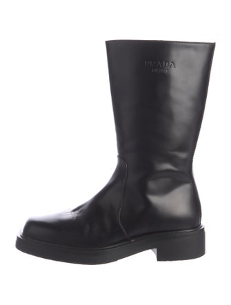 Prada Leather Rain Boots