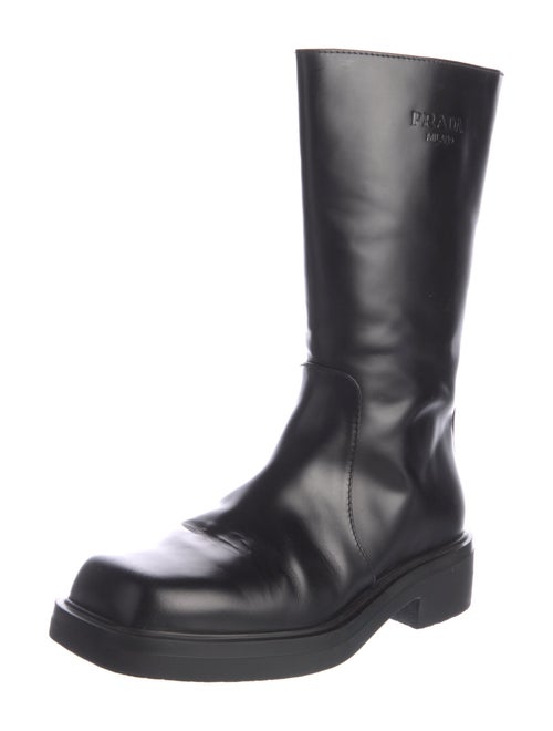 Prada Leather Rain Boots