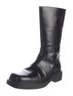Prada Leather Rain Boots