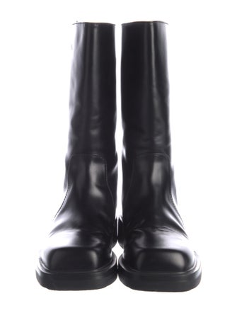Prada Leather Rain Boots
