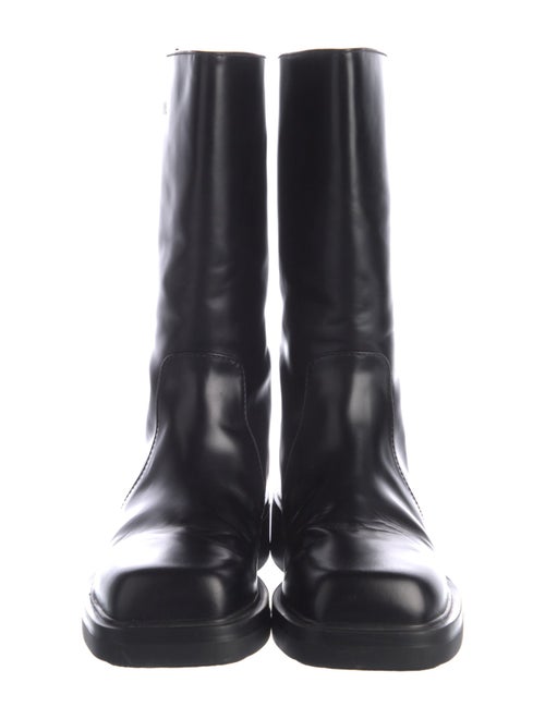 Prada Leather Rain Boots