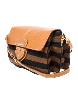 Prada Cinghiale Leather Shoulder Bag