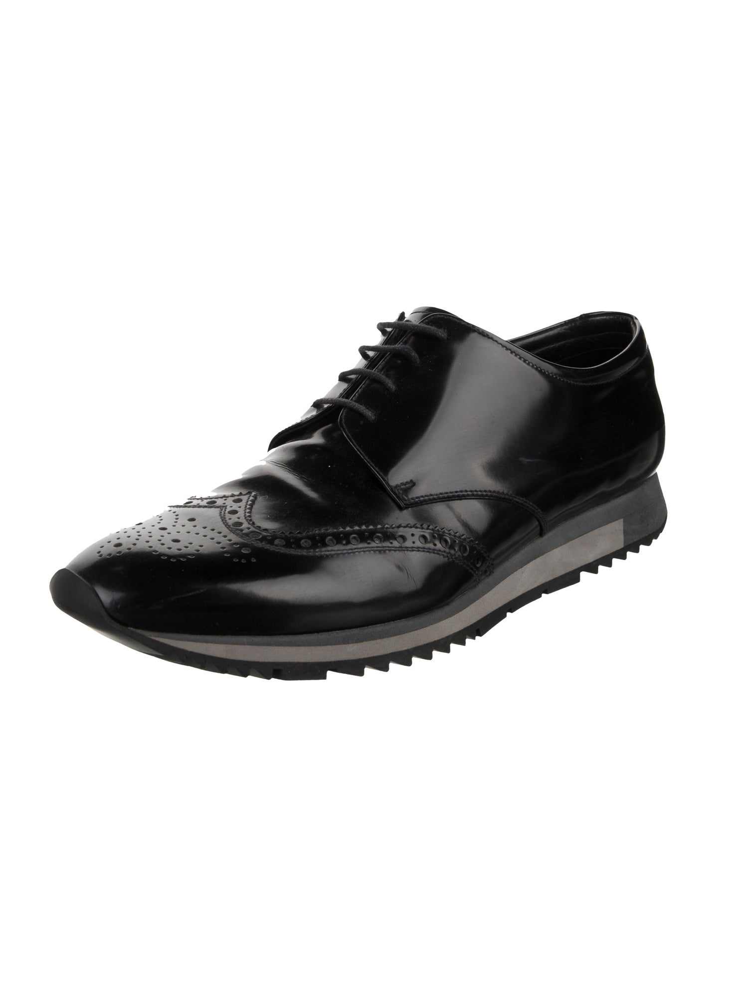 Prada Leather Derby Shoes