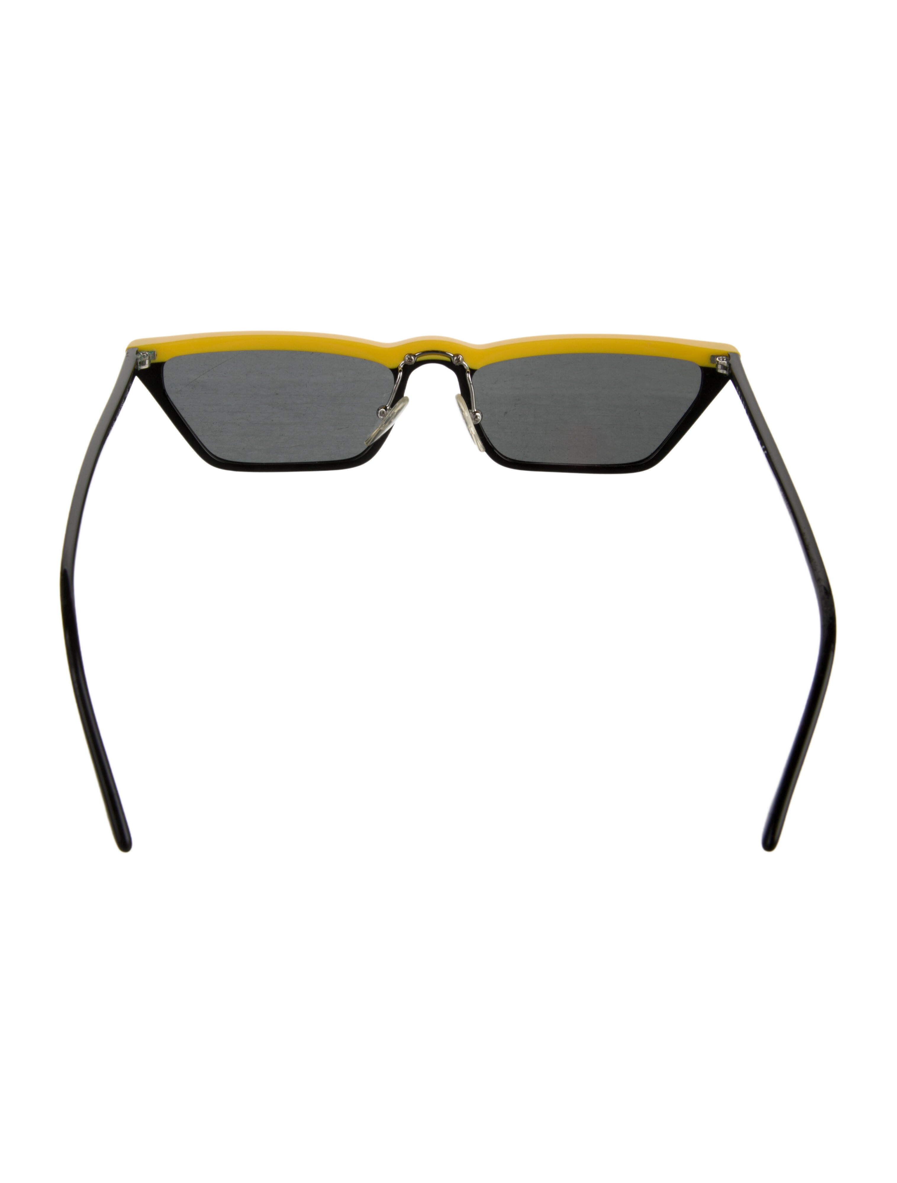 Prada Square Tinted Sunglasses